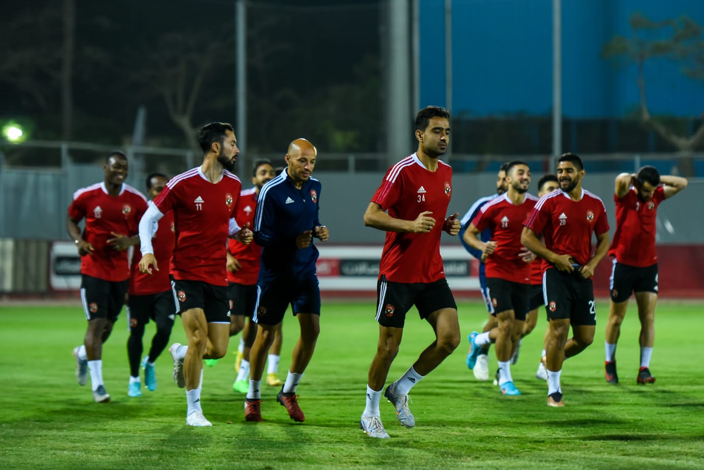 المران الختامي للأهلي قبل مواجهة بيرميدز في نهائي الكأس